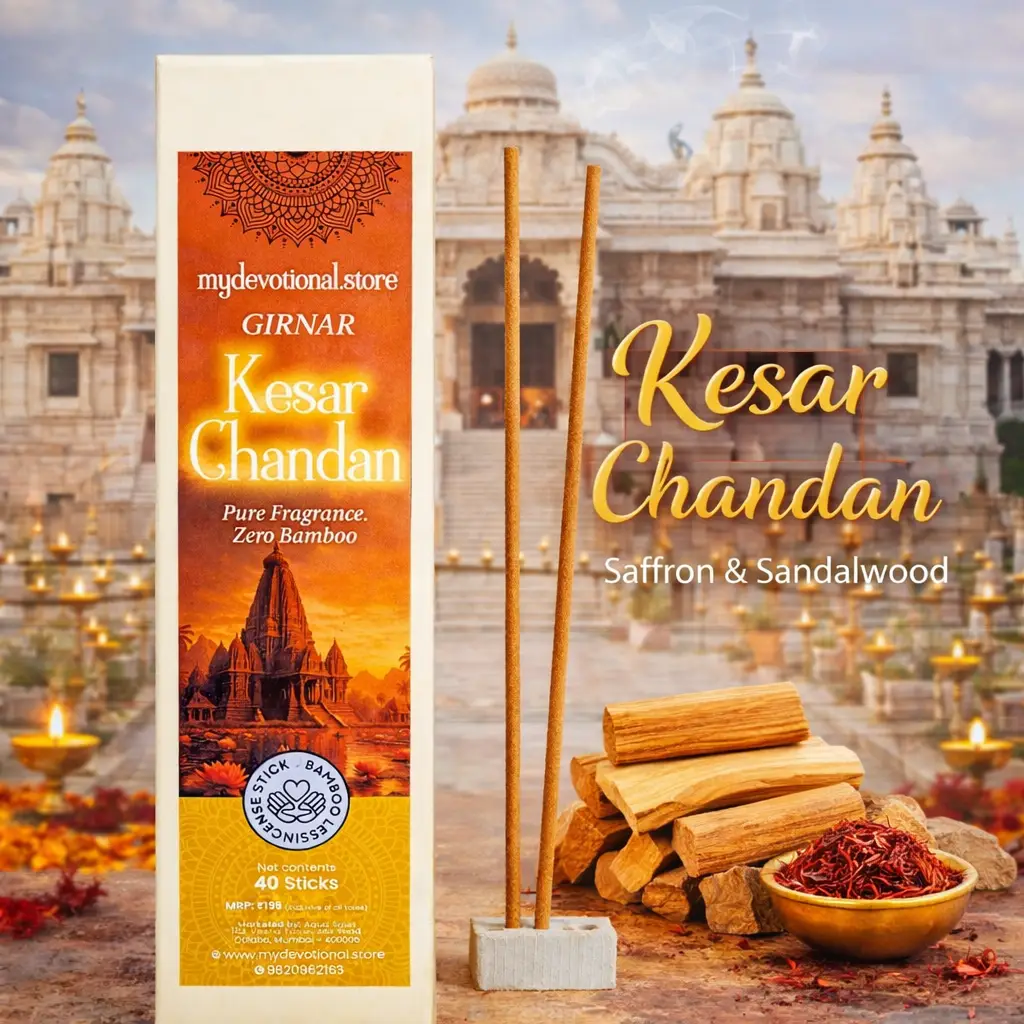 Kesar Chandan Bamboo less Incense Stick